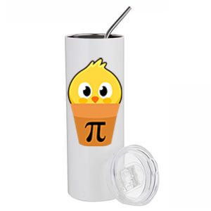 Chicken Pot Pi Math Lover And Pi Day Pie Funny Academic Meaningful Gift Stainless Steel Tumbler