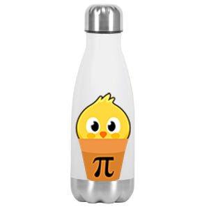 Chicken Pot Pi Math Lover And Pi Day Pie Funny Academic Meaningful Gift Stainless Steel Insulated Water Bottle