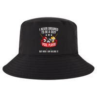 Cool Pool Player Design For  Pool Billiards Player Cool Comfort Performance Bucket Hat