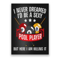 Cool Pool Player Design For  Pool Billiards Player Poster