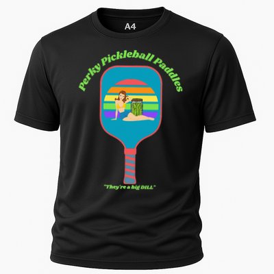 Cute Perky Pickleball Paddle with PinUp Performance Shirt