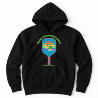 Cute Perky Pickleball Paddle with PinUp Hoodie