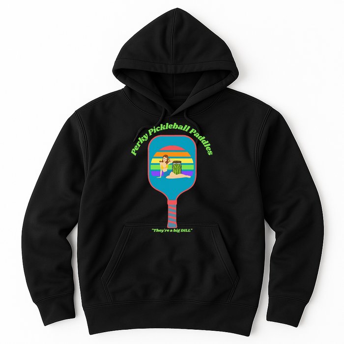 Cute Perky Pickleball Paddle with PinUp Hoodie