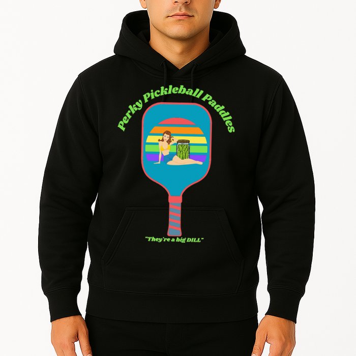Cute Perky Pickleball Paddle with PinUp Hoodie
