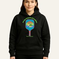 Cute Perky Pickleball Paddle with PinUp Hoodie