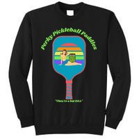 Cute Perky Pickleball Paddle with PinUp Sweatshirt