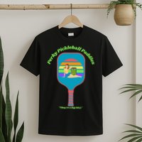 Cute Perky Pickleball Paddle with PinUp T-Shirt