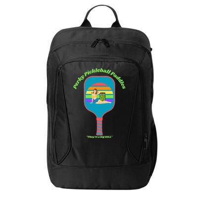 Cute Perky Pickleball Paddle with PinUp City Backpack