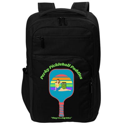 Cute Perky Pickleball Paddle with PinUp Impact Tech Backpack