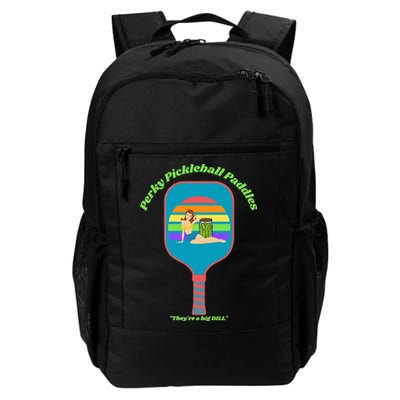 Cute Perky Pickleball Paddle with PinUp Backpack