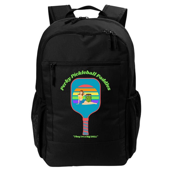 Cute Perky Pickleball Paddle with PinUp Backpack