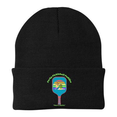 Cute Perky Pickleball Paddle with PinUp Beanie