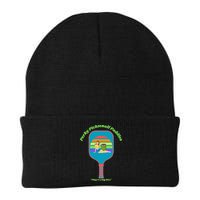 Cute Perky Pickleball Paddle with PinUp Beanie