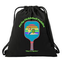 Cute Perky Pickleball Paddle with PinUp Drawstring Bag