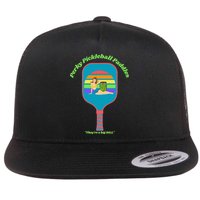 Cute Perky Pickleball Paddle with PinUp Flatbill Hat