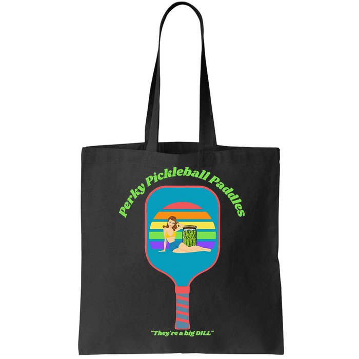 Cute Perky Pickleball Paddle with PinUp Bag
