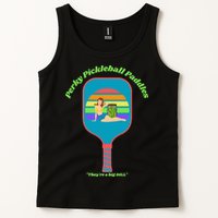 Cute Perky Pickleball Paddle with PinUp Tank Top