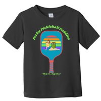 Cute Perky Pickleball Paddle with PinUp Toddler T-Shirt