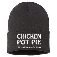 Chicken Pot Pie Three Of My Favorite Things By Yoratees Sustainable Knit Beanie