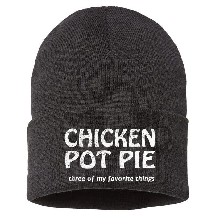 Chicken Pot Pie Three Of My Favorite Things By Yoratees Sustainable Knit Beanie
