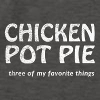 Chicken Pot Pie Three Of My Favorite Things By Yoratees Vector Backpack