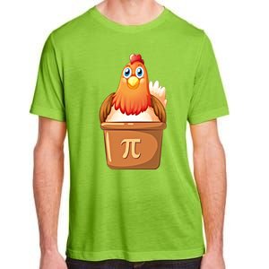 Chicken Pot Pi Day 3 14 Pie Pun Math Club Funny Geek Nerd Gift Adult ChromaSoft Performance T-Shirt