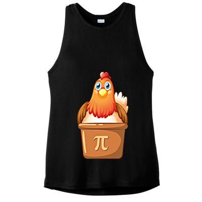 Chicken Pot Pi Day 3 14 Pie Pun Math Club Funny Geek Nerd Gift Ladies PosiCharge Tri-Blend Wicking Tank