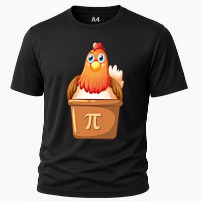 Chicken Pot Pi Day 3 14 Pie Pun Math Club Funny Geek Nerd Gift Performance Shirt