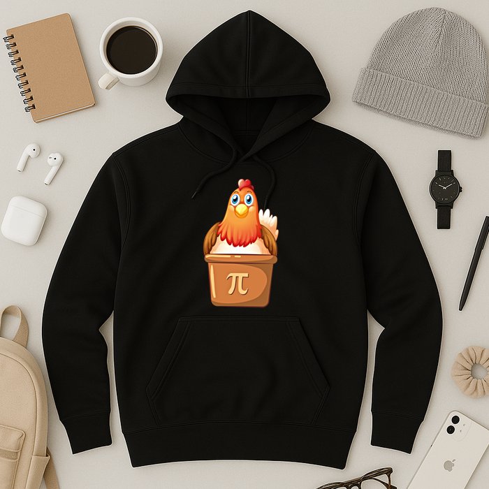 Chicken Pot Pi Day 3 14 Pie Pun Math Club Funny Geek Nerd Gift Hoodie
