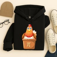 Chicken Pot Pi Day 3 14 Pie Pun Math Club Funny Geek Nerd Gift Hoodie