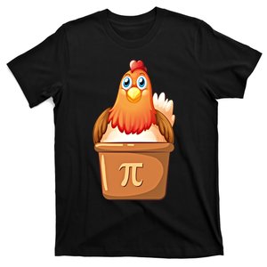 Chicken Pot Pi Day 3 14 Pie Pun Math Club Funny Geek Nerd Gift T-Shirt