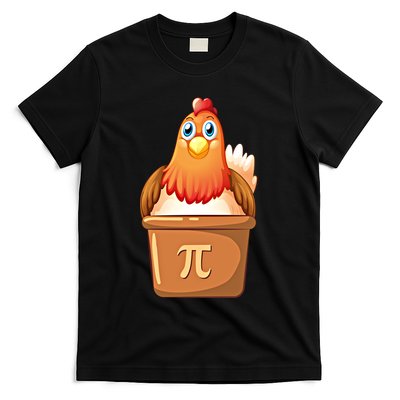 Chicken Pot Pi Day 3 14 Pie Pun Math Club Funny Geek Nerd Gift T-Shirt