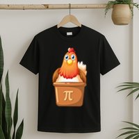 Chicken Pot Pi Day 3 14 Pie Pun Math Club Funny Geek Nerd Gift T-Shirt
