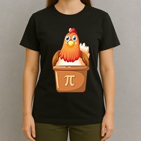 Chicken Pot Pi Day 3 14 Pie Pun Math Club Funny Geek Nerd Gift T-Shirt