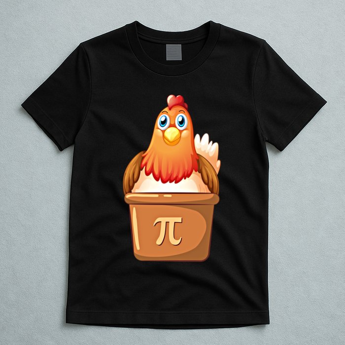 Chicken Pot Pi Day 3 14 Pie Pun Math Club Funny Geek Nerd Gift T-Shirt