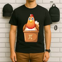Chicken Pot Pi Day 3 14 Pie Pun Math Club Funny Geek Nerd Gift T-Shirt