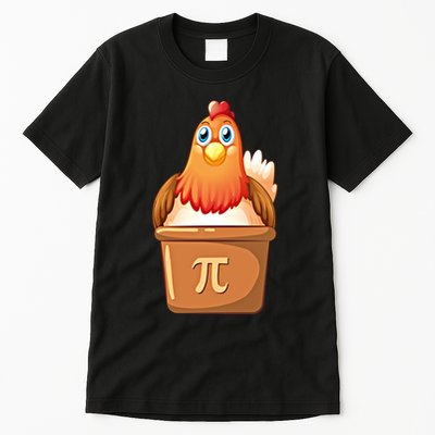Chicken Pot Pi Day 3 14 Pie Pun Math Club Funny Geek Nerd Gift Tall T-Shirt
