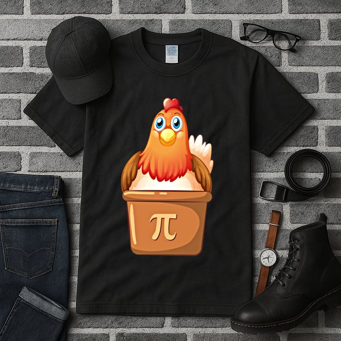 Chicken Pot Pi Day 3 14 Pie Pun Math Club Funny Geek Nerd Gift Tall T-Shirt