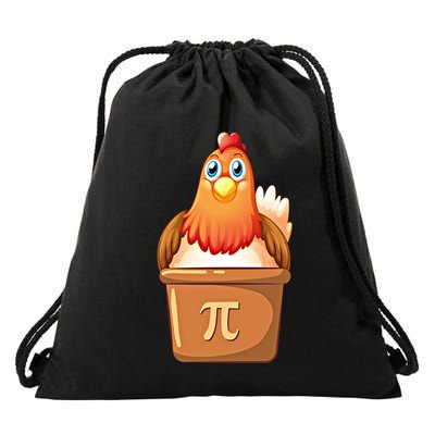 Chicken Pot Pi Day 3 14 Pie Pun Math Club Funny Geek Nerd Gift Drawstring Bag
