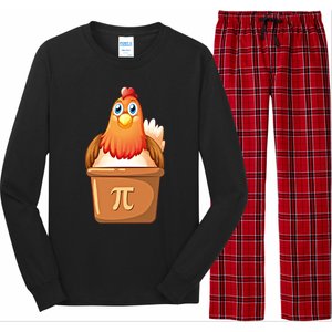 Chicken Pot Pi Day 3 14 Pie Pun Math Club Funny Geek Nerd Gift Long Sleeve Pajama Set