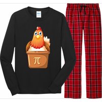 Chicken Pot Pi Day 3 14 Pie Pun Math Club Funny Geek Nerd Gift Long Sleeve Pajama Set