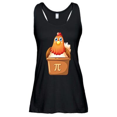 Chicken Pot Pi Day 3 14 Pie Pun Math Club Funny Geek Nerd Gift Ladies Essential Flowy Tank