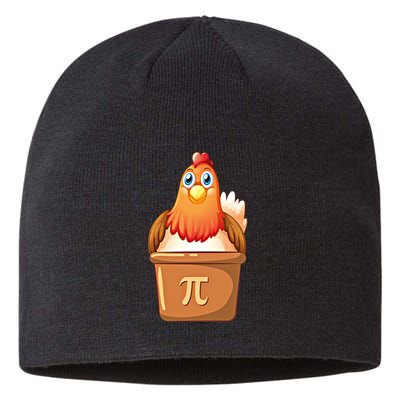 Chicken Pot Pi Day 3 14 Pie Pun Math Club Funny Geek Nerd Gift Sustainable Beanie