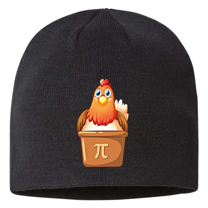 Chicken Pot Pi Day 3 14 Pie Pun Math Club Funny Geek Nerd Gift Sustainable Beanie