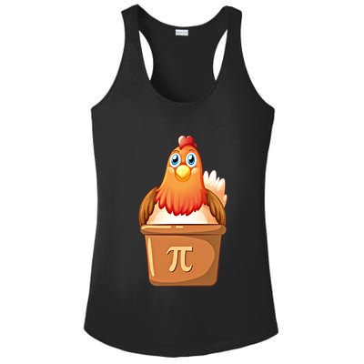 Chicken Pot Pi Day 3 14 Pie Pun Math Club Funny Geek Nerd Gift Ladies PosiCharge Competitor Racerback Tank