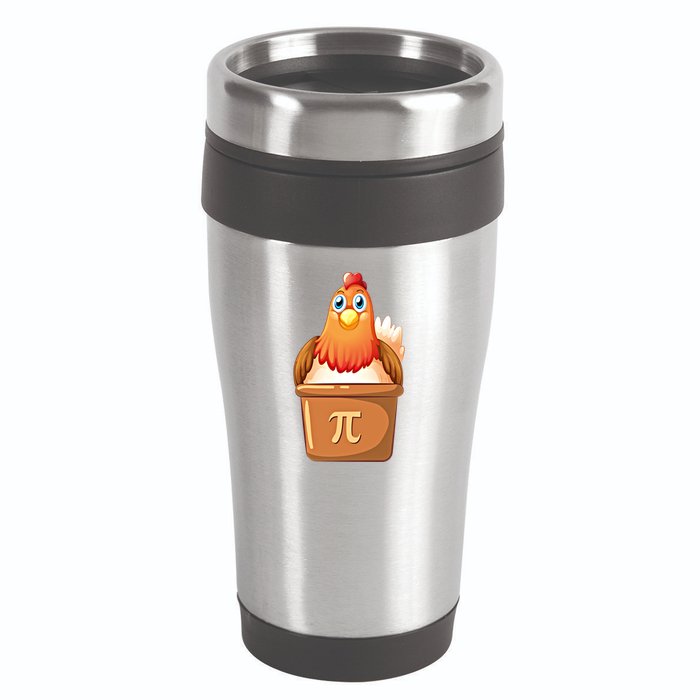 Chicken Pot Pi Day 3 14 Pie Pun Math Club Funny Geek Nerd Gift 16oz Travel Tumbler
