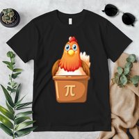 Chicken Pot Pi Day 3 14 Pie Pun Math Club Funny Geek Nerd Gift Premium T-Shirt