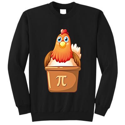 Chicken Pot Pi Day 3 14 Pie Pun Math Club Funny Geek Nerd Gift Tall Sweatshirt