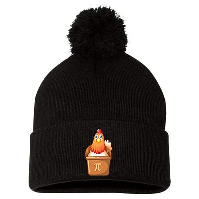 Chicken Pot Pi Day 3 14 Pie Pun Math Club Funny Geek Nerd Gift Pom Pom 12in Knit Beanie