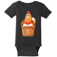 Chicken Pot Pi Day 3 14 Pie Pun Math Club Funny Geek Nerd Gift Baby Bodysuit
